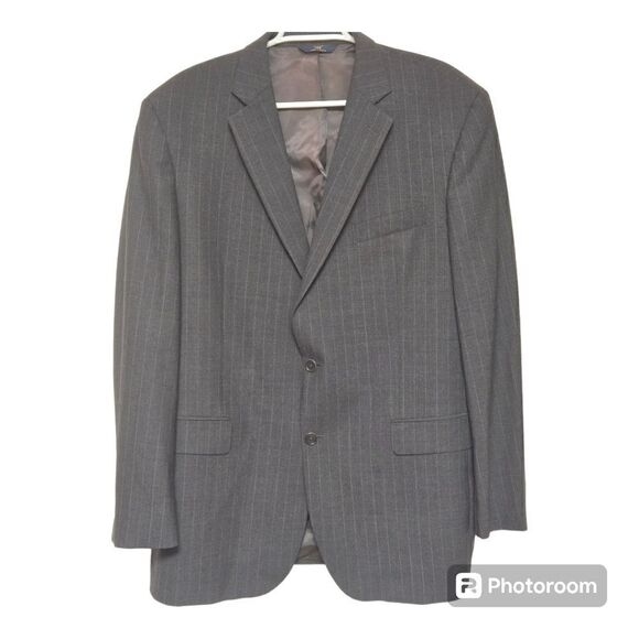 Brooks brothers 346 stretch wool pinstripe blazer size 44L - Picture 1 of 14